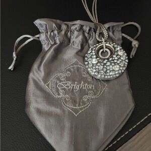 Brighton Silver and Gray Pendant Necklace